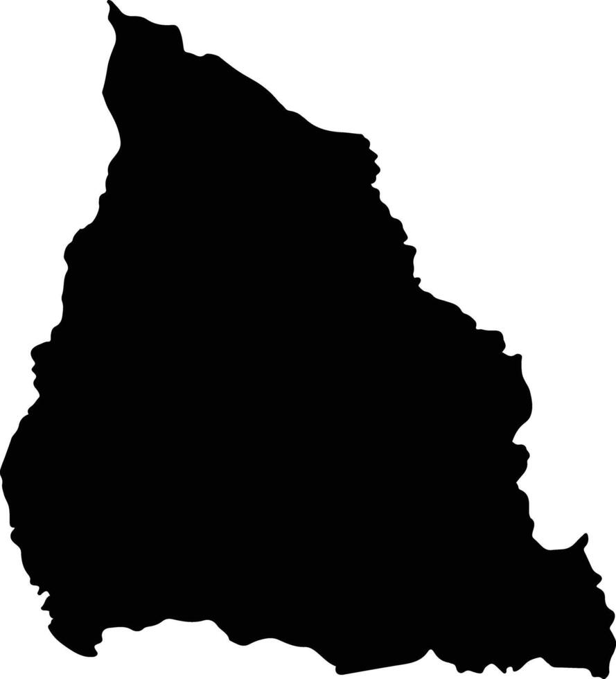 Santissimo Nome De Jesus Cabo Verde silhouette map vector