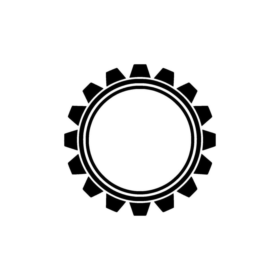 Minimalist Gear, Circular Motion, Modern vector