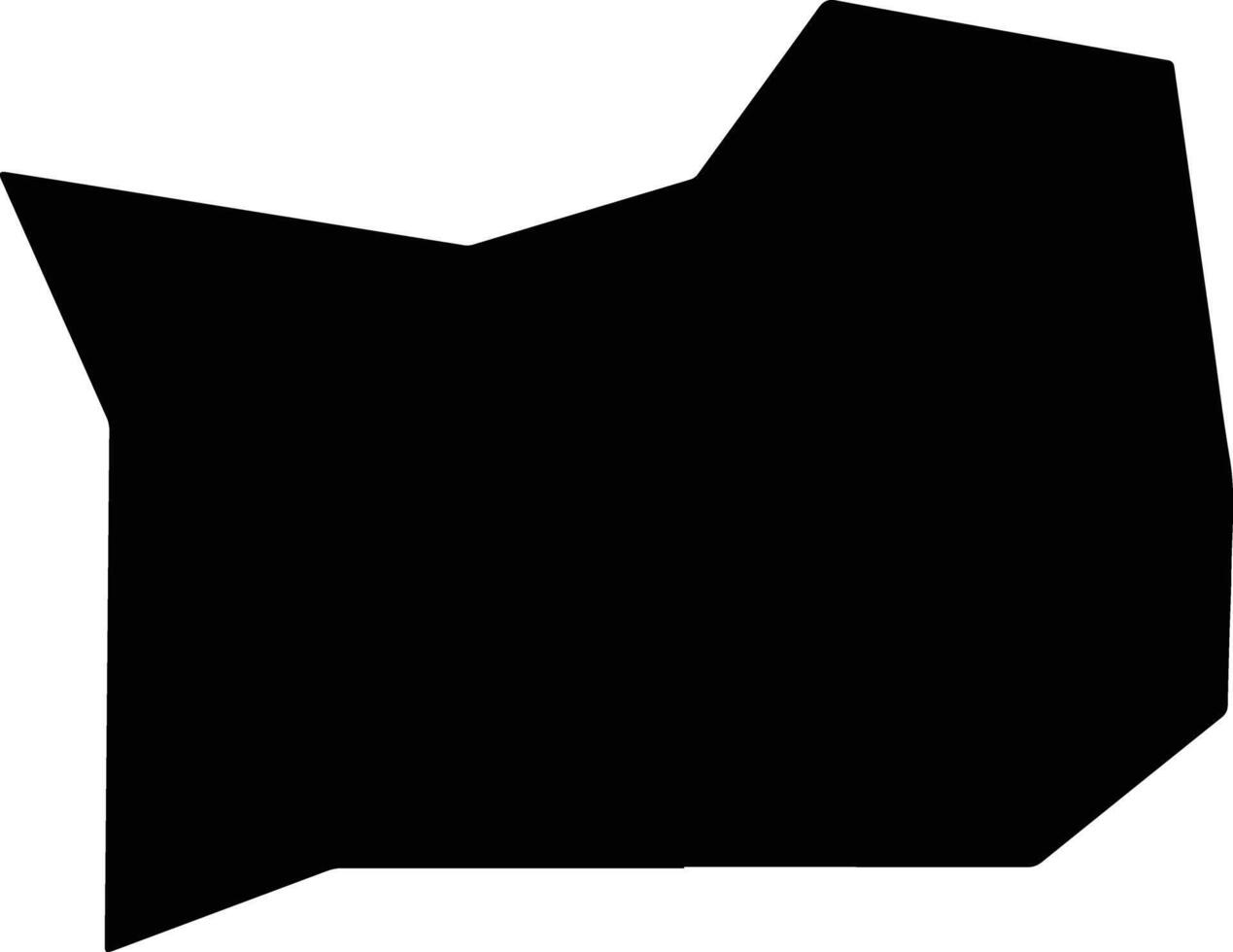 Santo Domingo Xenacoj Guatemala silhouette map vector