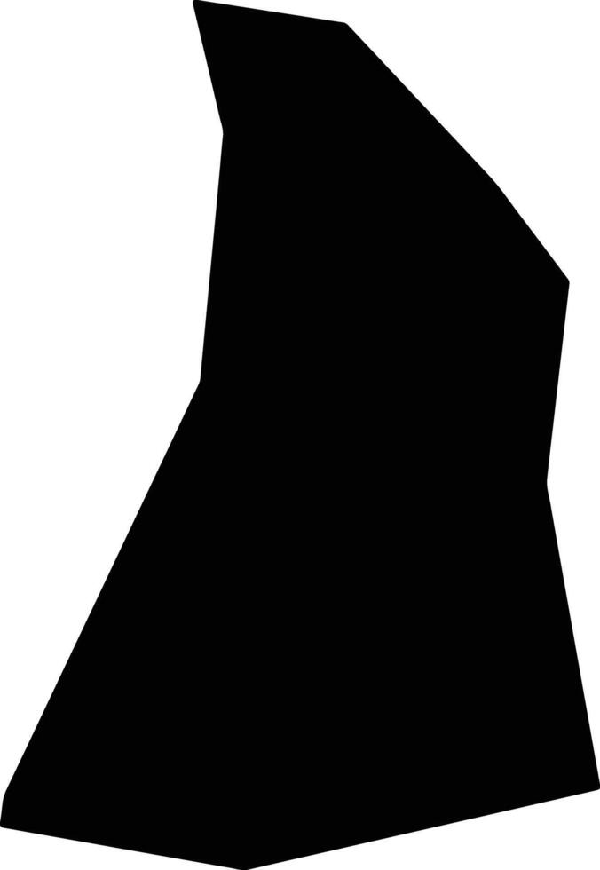 Santo Expedito Brazil silhouette map vector