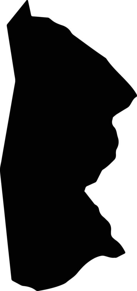Santos Michelena Venezuela silhouette map vector