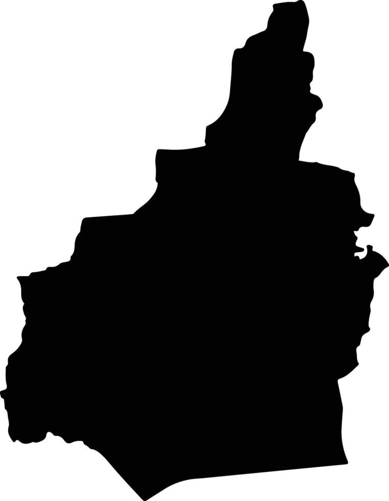 Sao Hai Thailand silhouette map vector