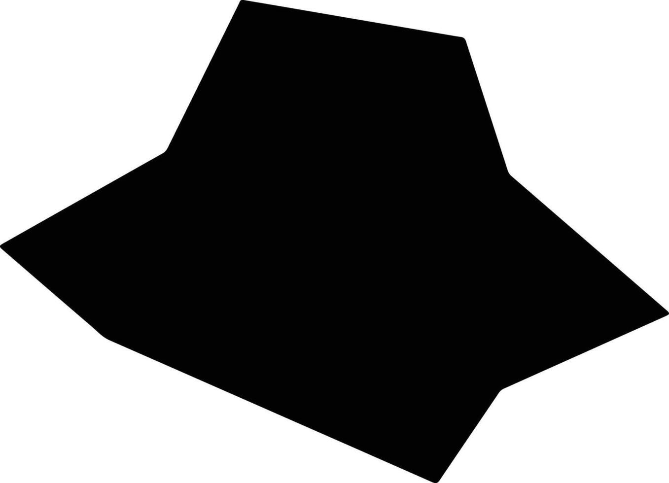 Sapareva Banya Bulgaria silhouette map vector