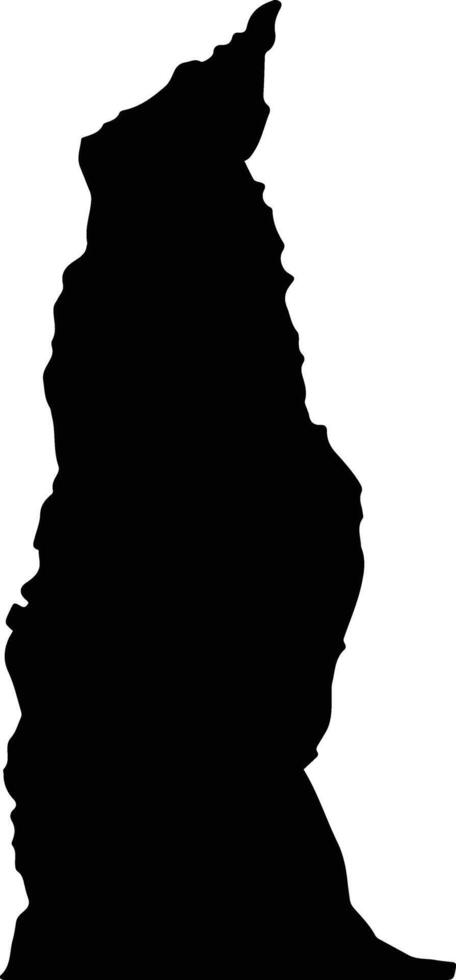 Sapezal Brazil silhouette map vector