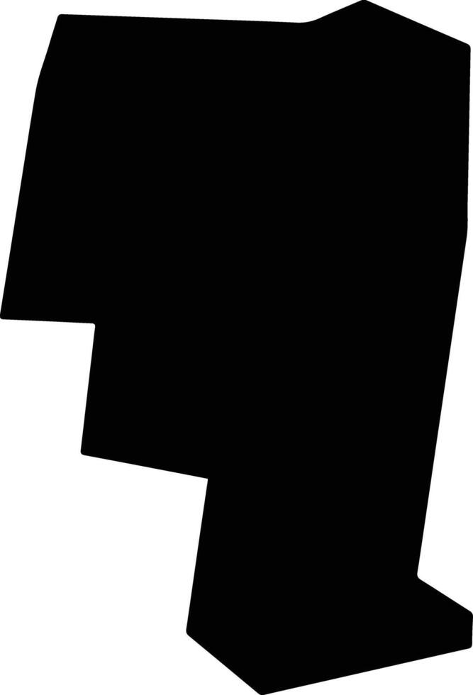 Sapiranga Brazil silhouette map vector