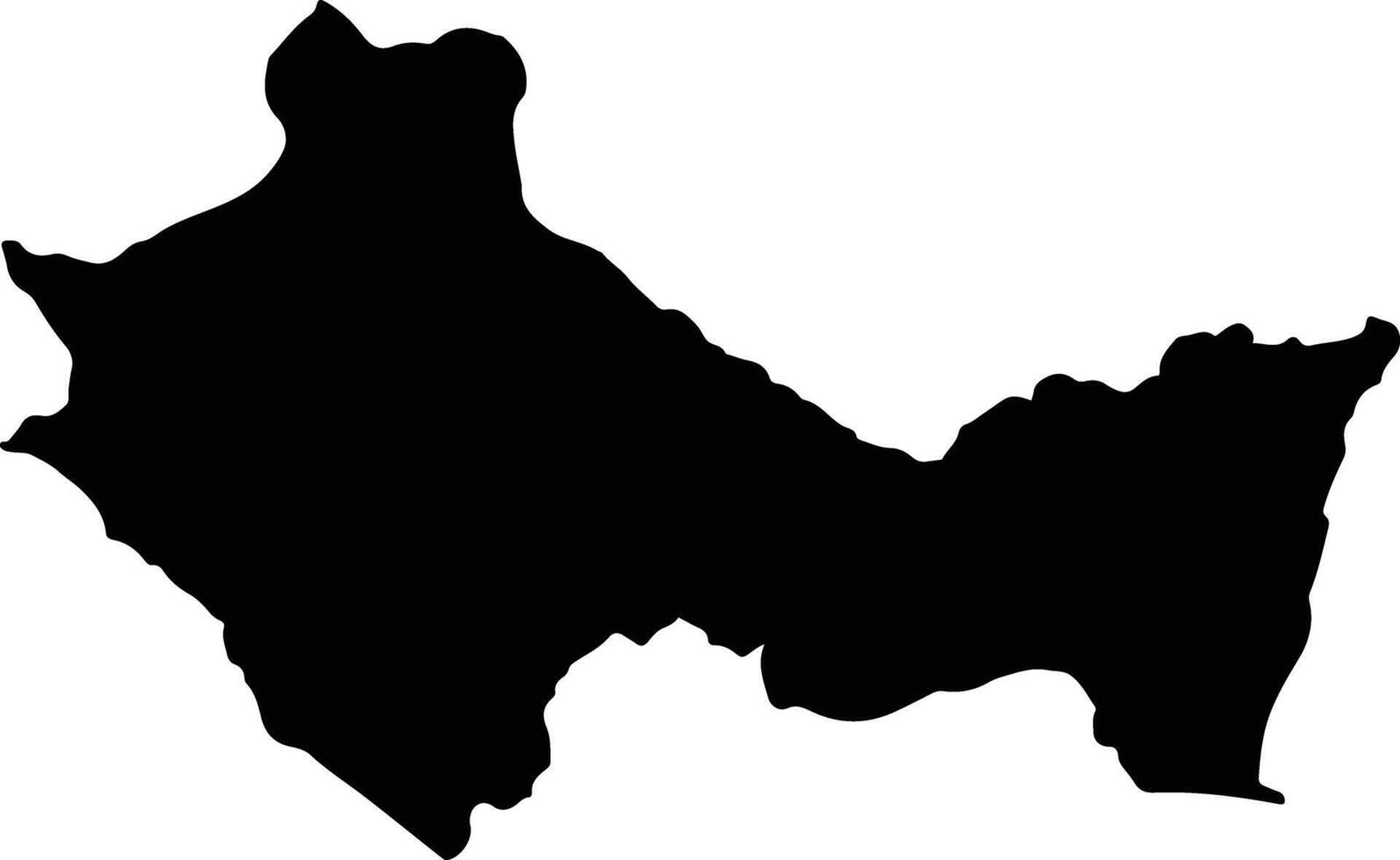 Sapuyes Colombia silhouette map vector