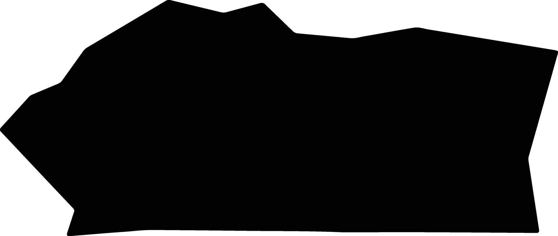 Saquarema Brazil silhouette map vector