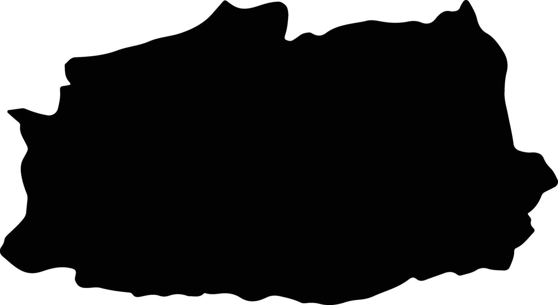Sarab Iran silhouette map vector