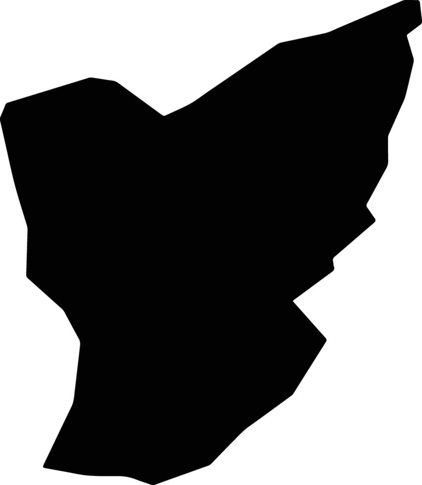 Sar Hawza Afghanistan silhouette map vector