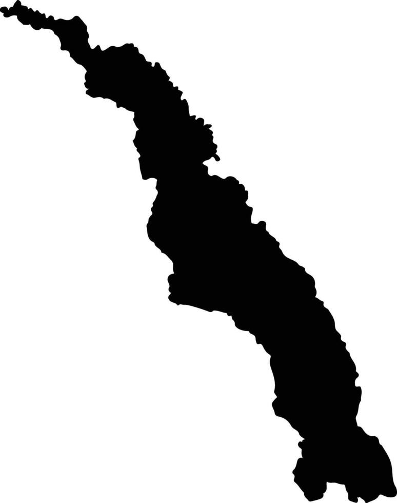 Sara Bolivia silhouette map vector