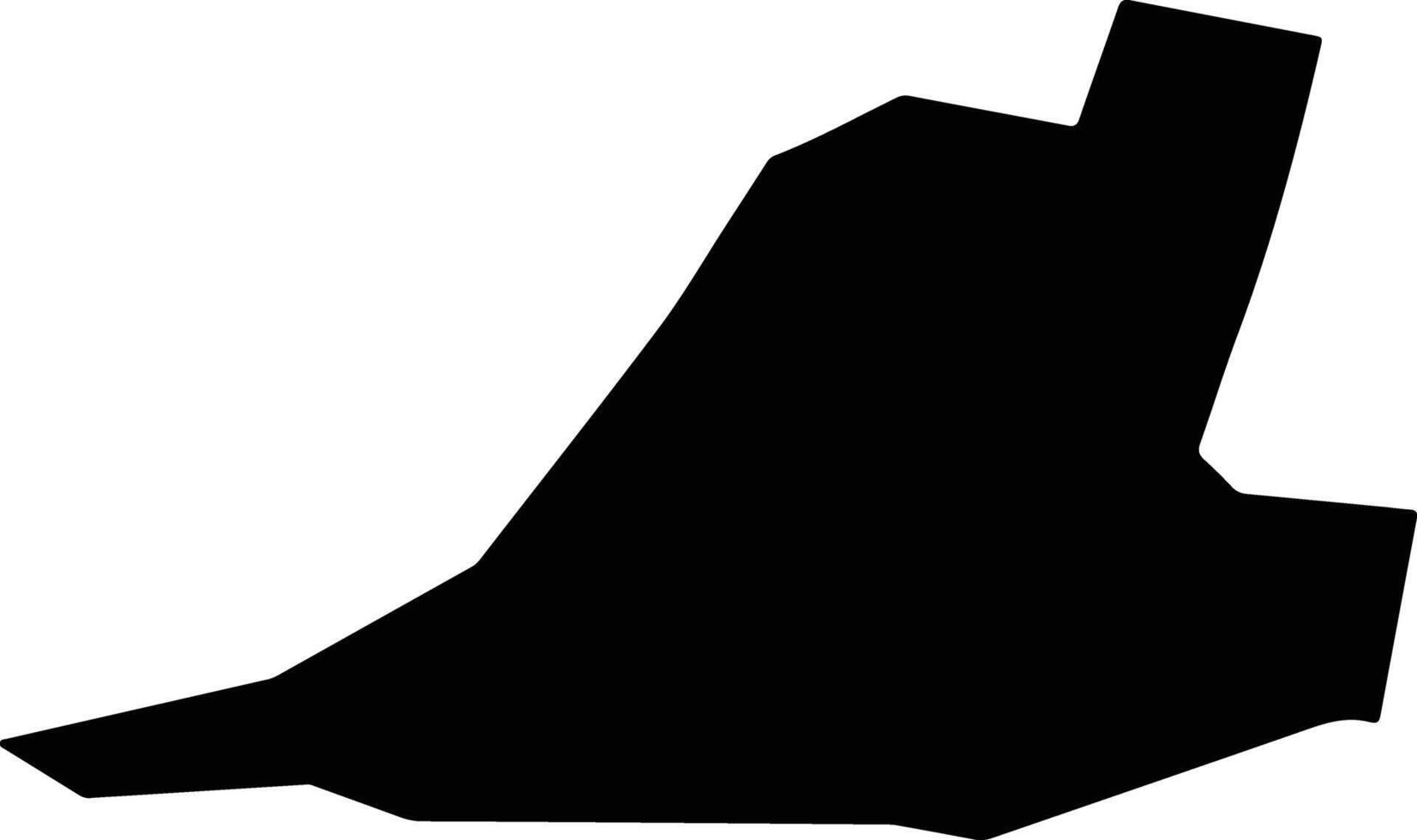 Sarabetsu Japan silhouette map vector