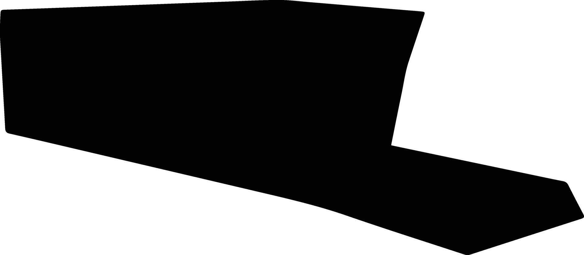Saramacca Polder Suriname silhouette map vector