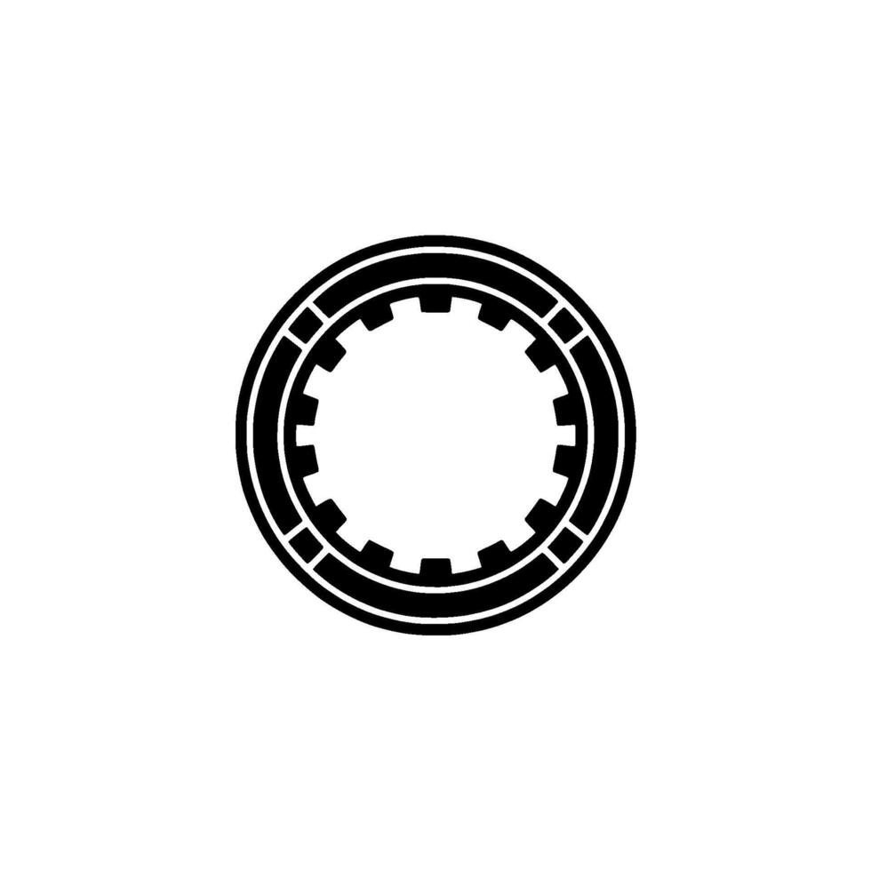 Geometric Circle Motif, Minimalist, Circular Symmetry vector