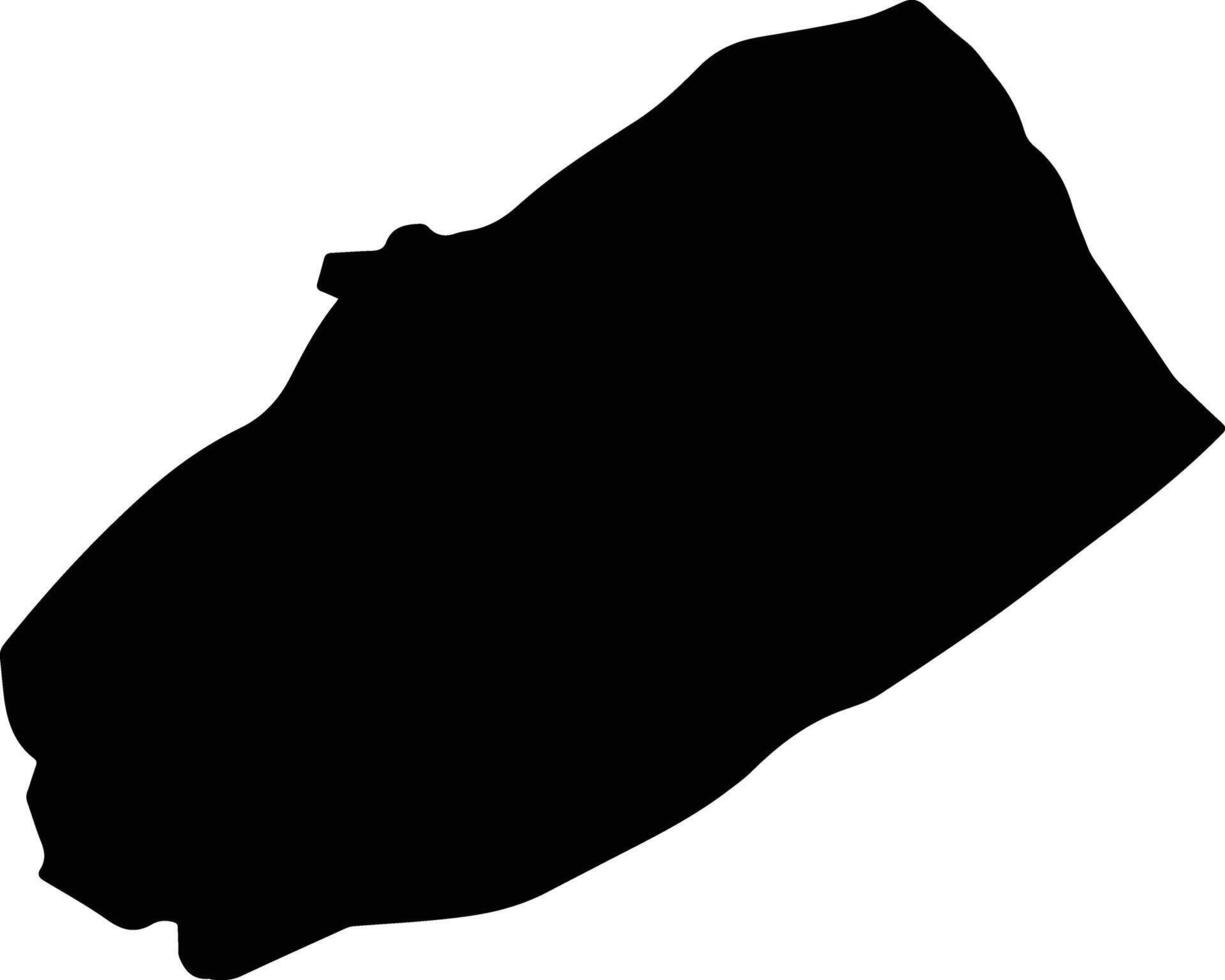 Sarar Yemen silhouette map vector