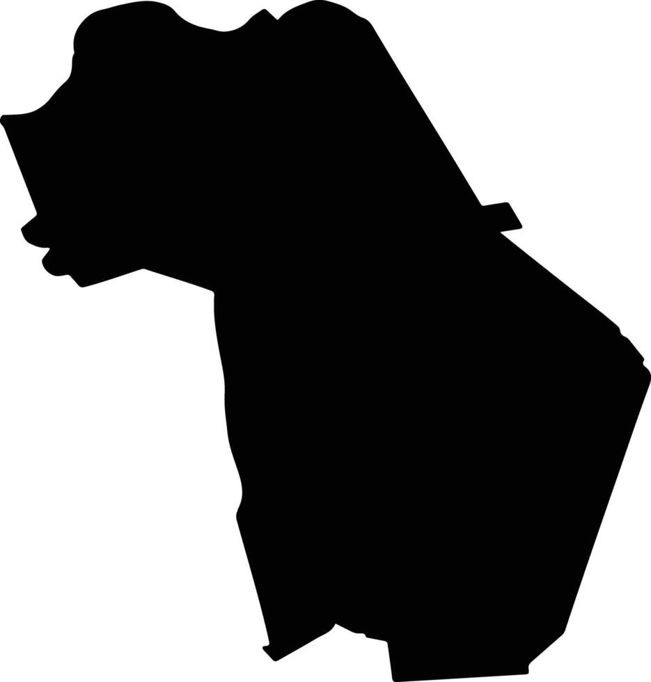 SARAVALE Romania silhouette map vector