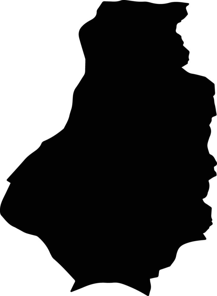 Saray Turkey silhouette map vector