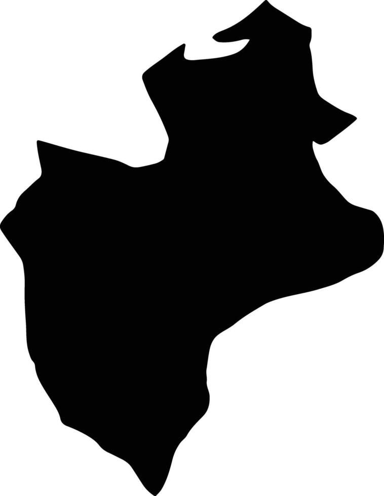 Sarayan Iran silhouette map vector