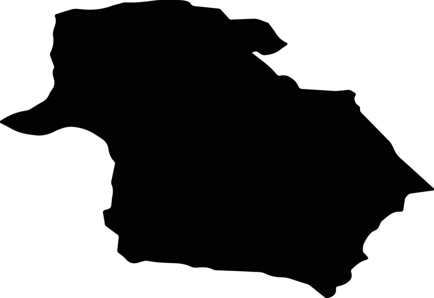 Sarganserland Switzerland silhouette map vector