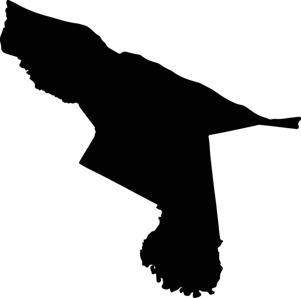 Sarmi Indonesia silhouette map vector