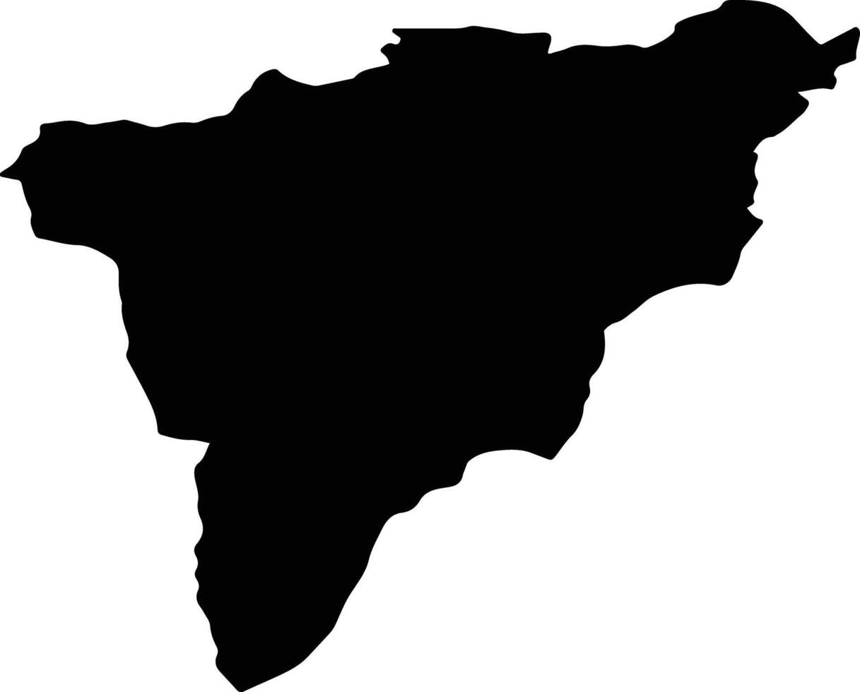 SARMIZEGETUSA Romania silhouette map vector