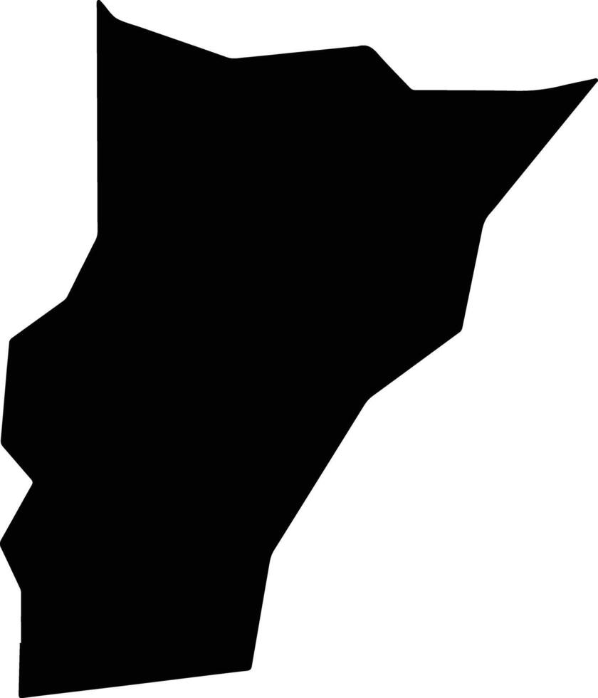 Sarobi Afghanistan silhouette map vector