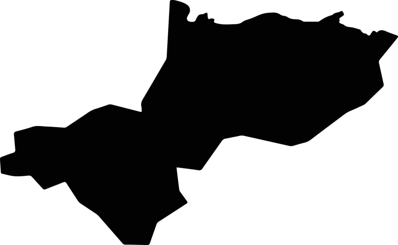 Saroma Japan silhouette map vector