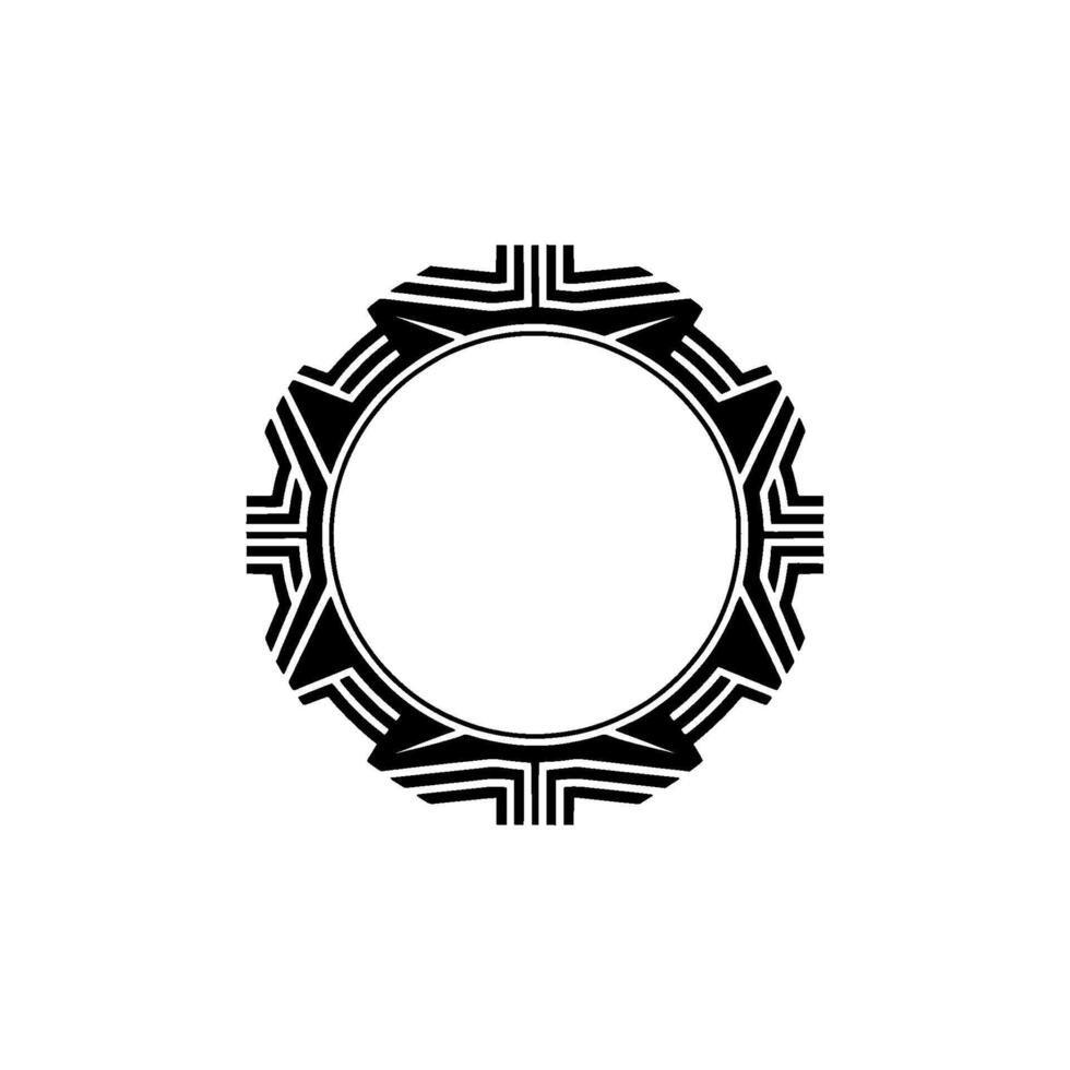 Geometric Frame, Minimalist, Circular Outline, Geometry - Circle vector