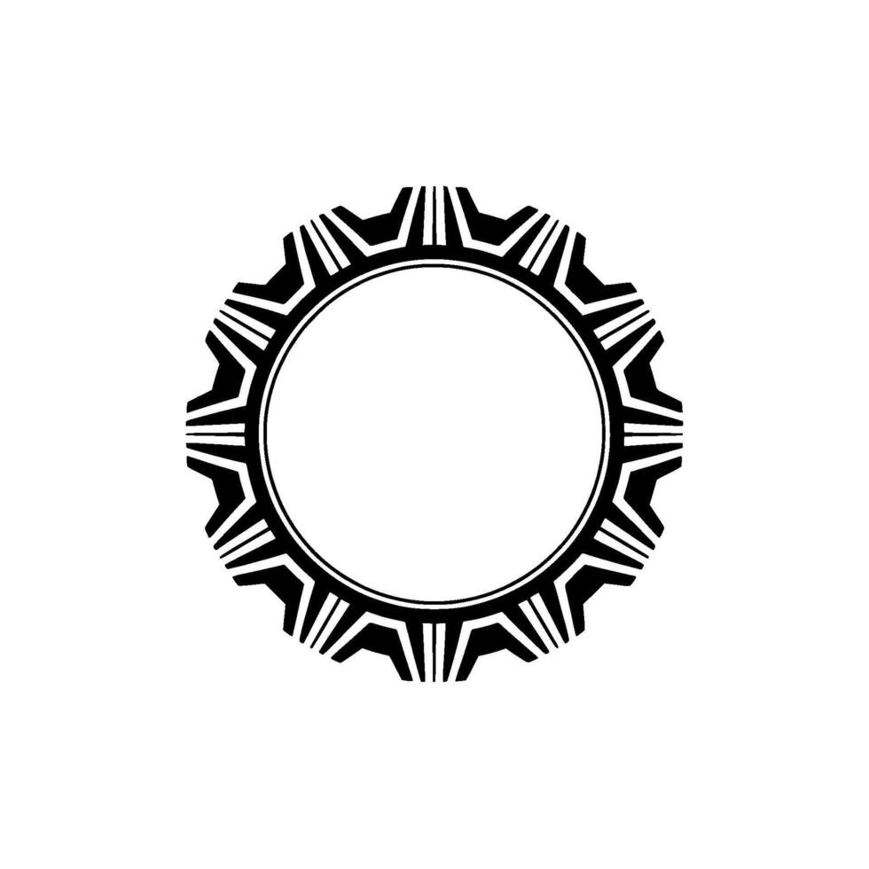 Geometric Circle Frame, Art Deco Style, Minimalist - Abstract - Art deco vector