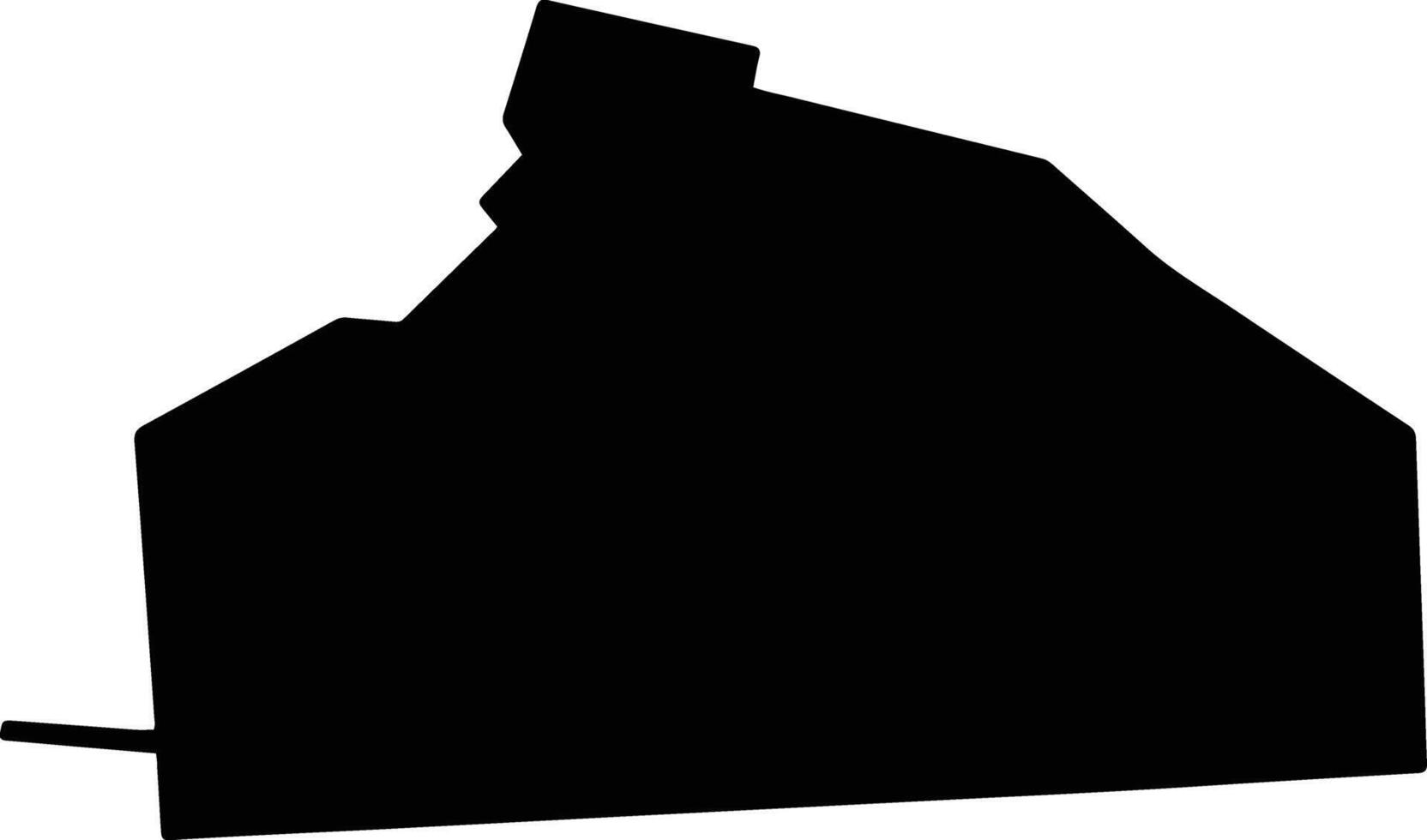 Sarov Russia silhouette map vector