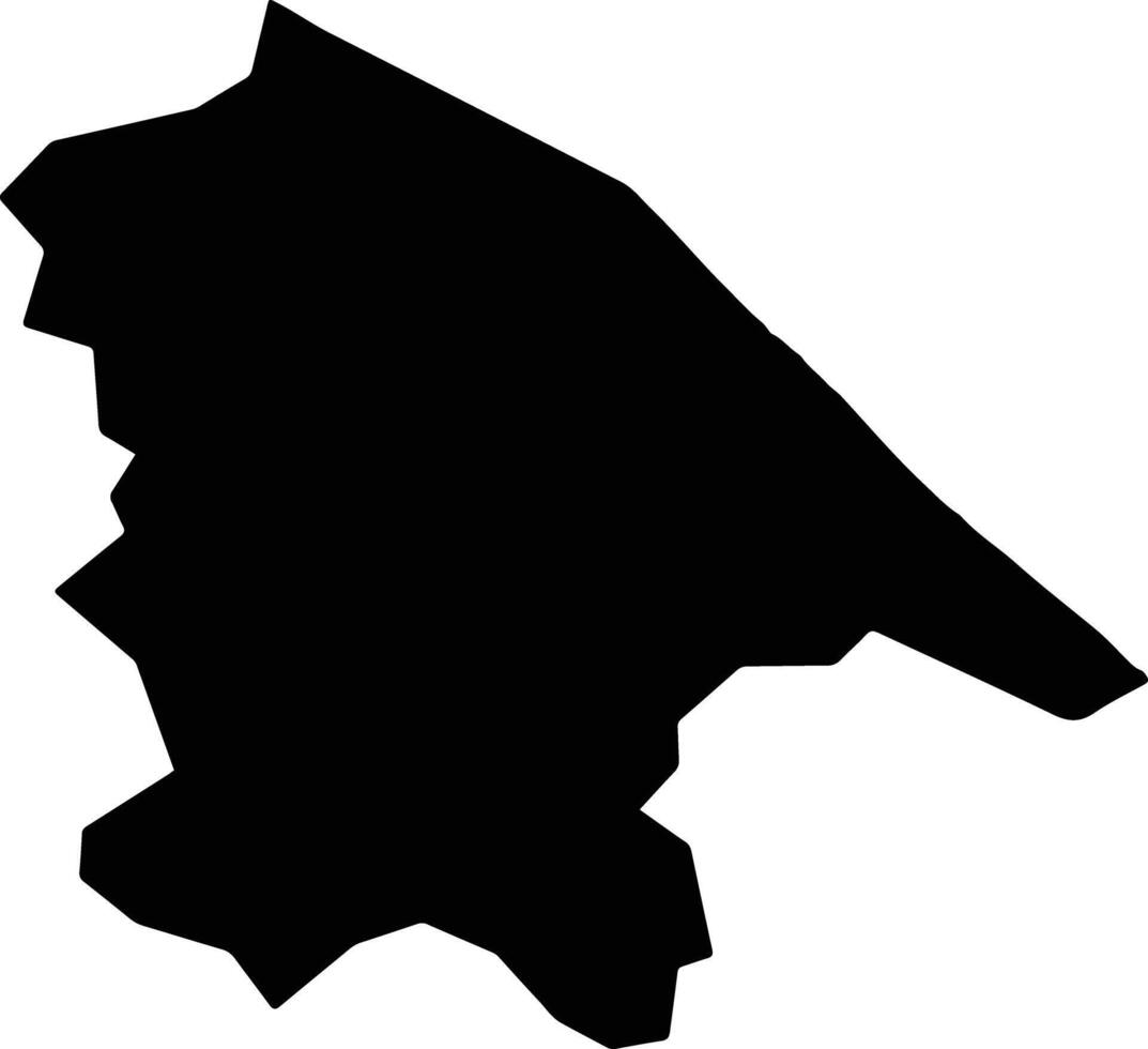 Sarufutsu Japan silhouette map vector