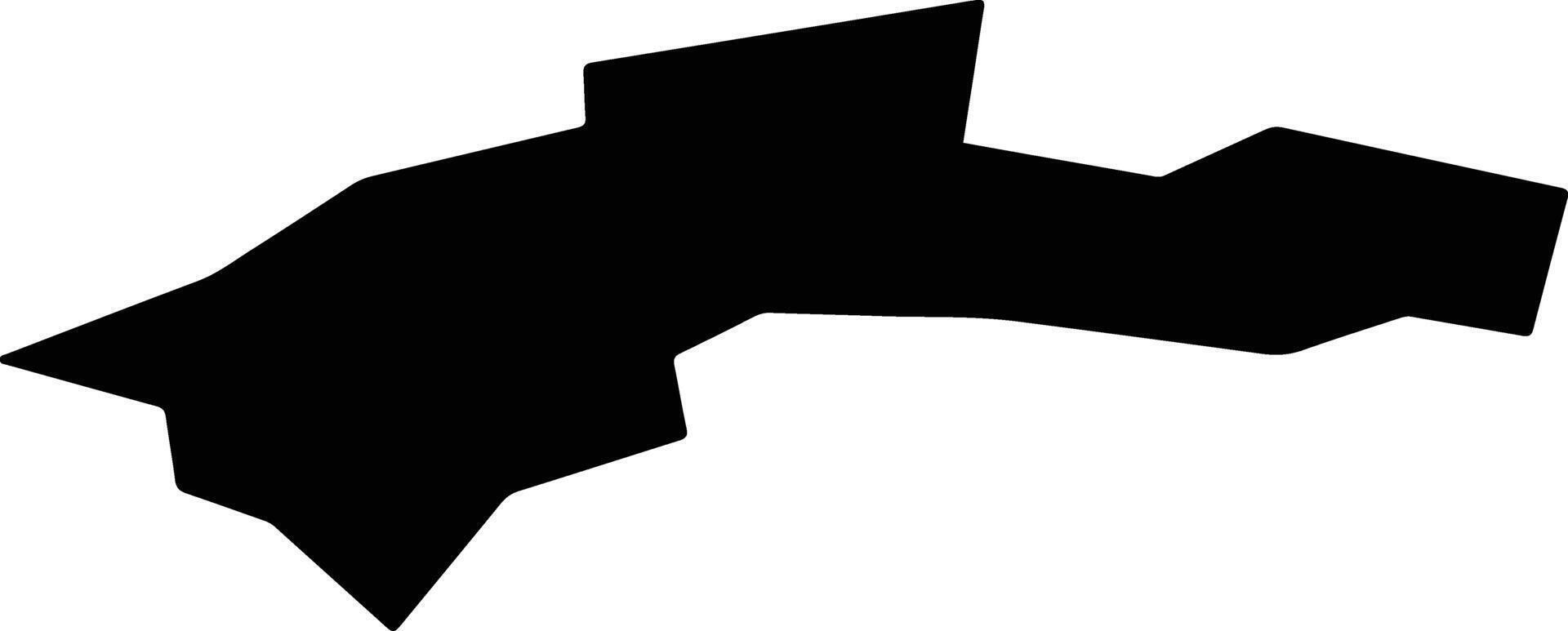 Sasovo Russia silhouette map vector