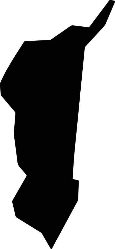 Satubinha Brazil silhouette map vector