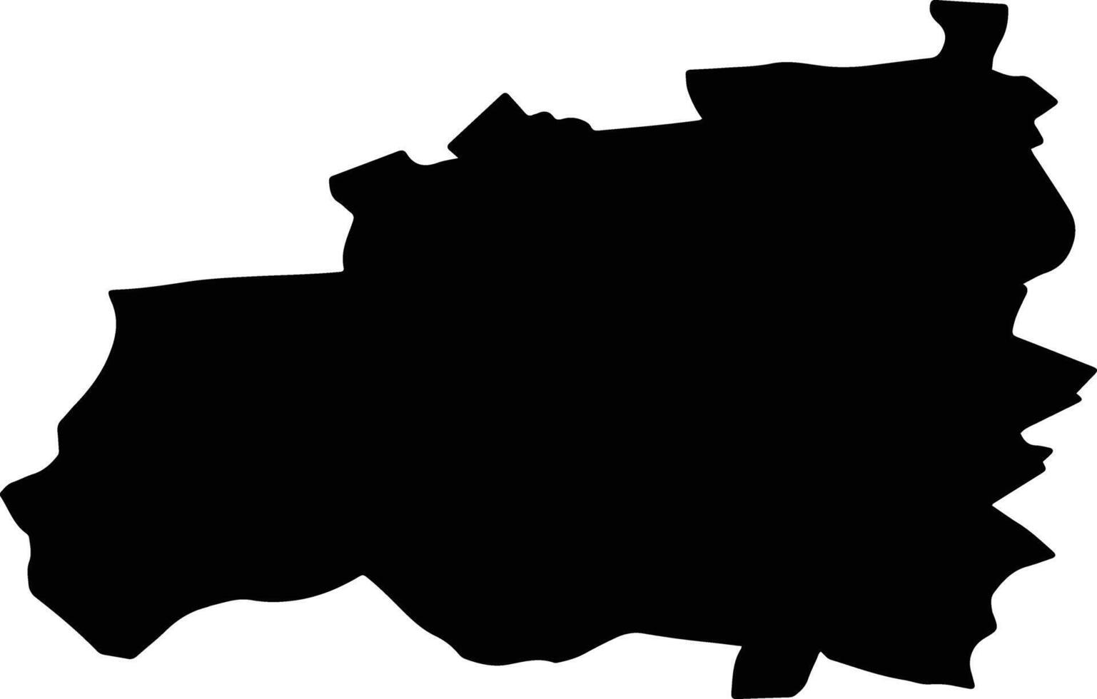 SAUCA Romania silhouette map vector
