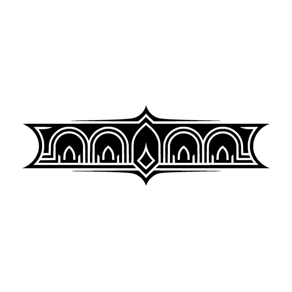 Art Deco Ornament, Geometric Border, Vintage - Stylized - Art deco vector