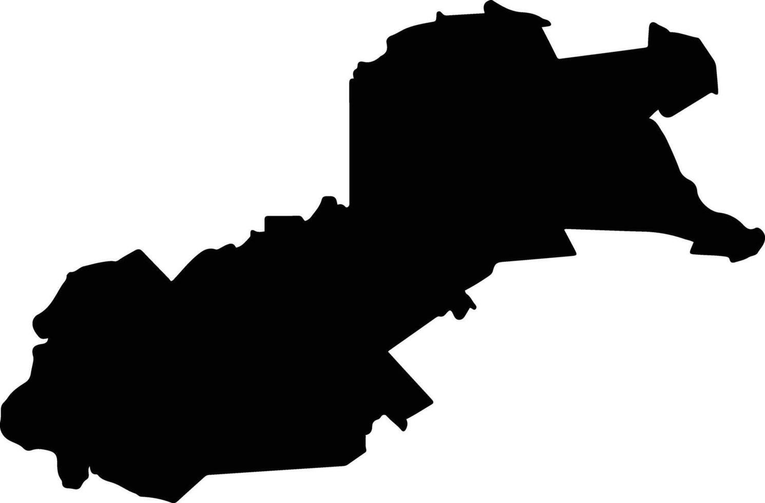 Saucillo Mexico silhouette map vector