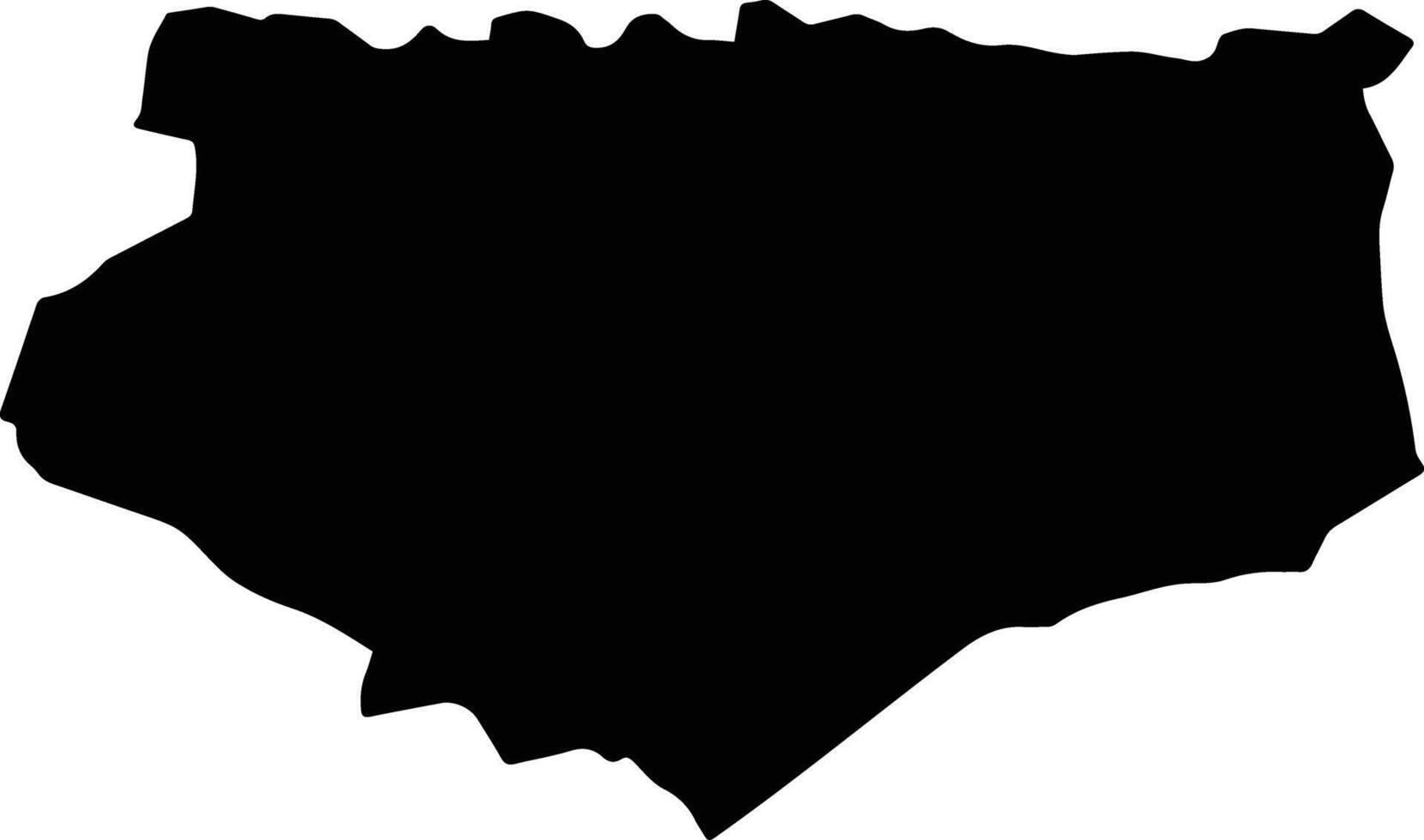 SAULIA Romania silhouette map vector