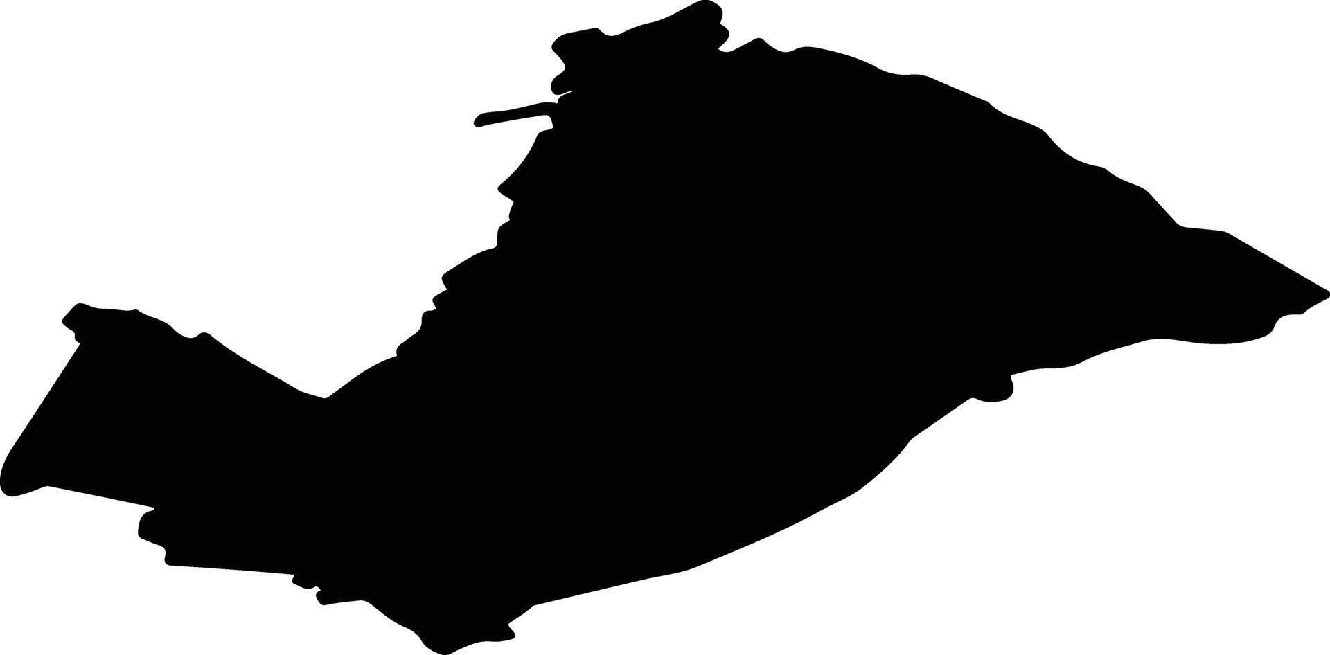 Saunas pag Latvia silhouette map vector