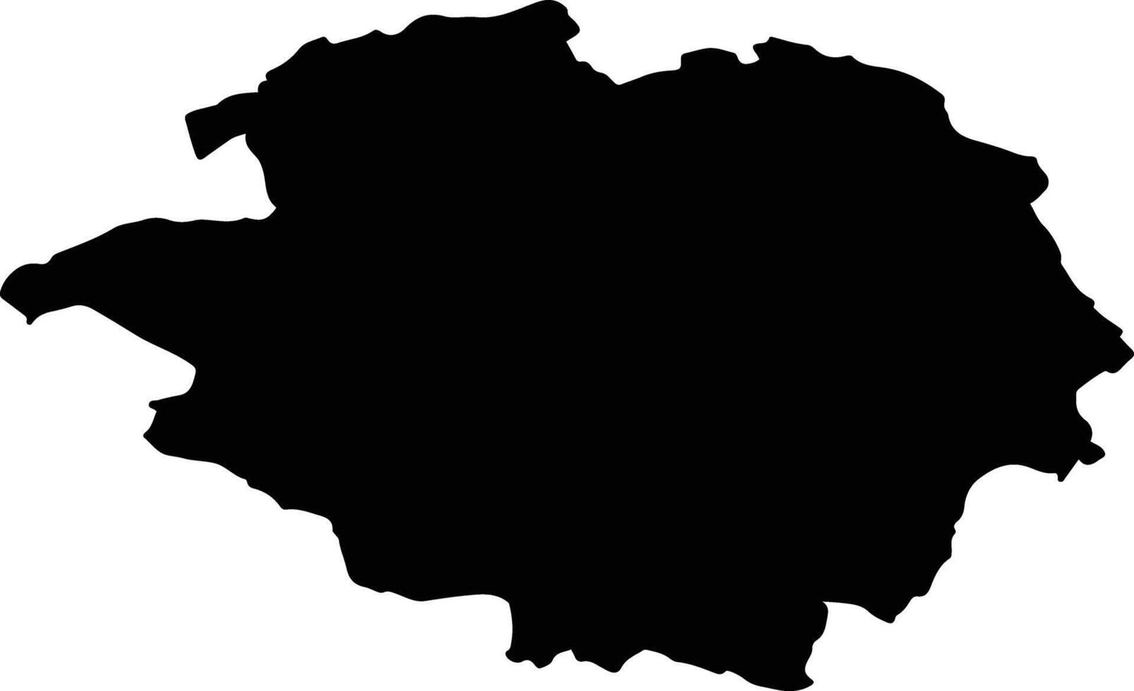 SAVADISLA Romania silhouette map vector