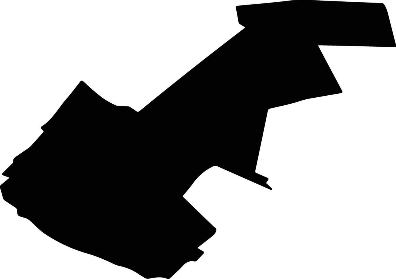 SAVINESTI Romania silhouette map vector