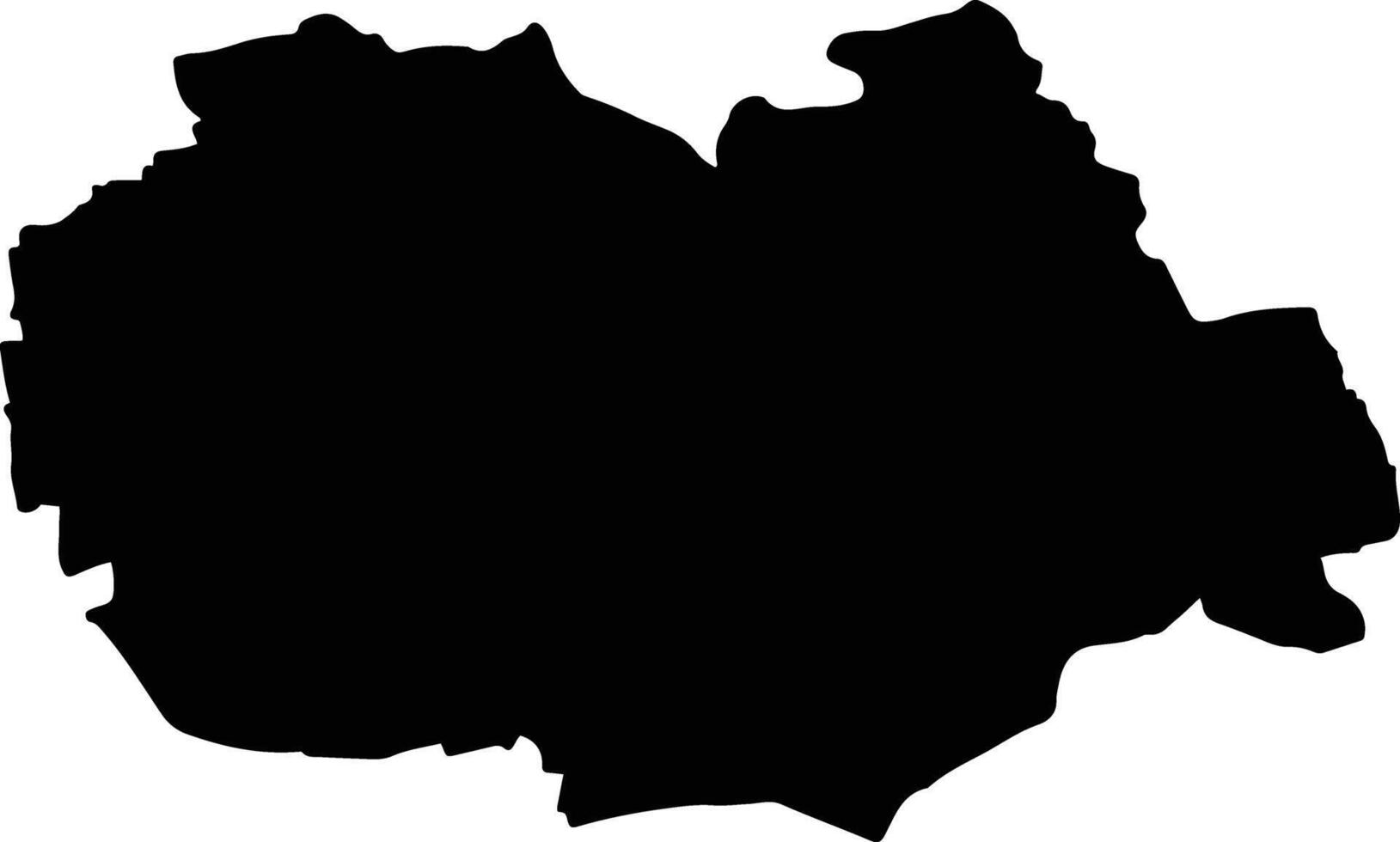 Sawaeng Ha Thailand silhouette map vector