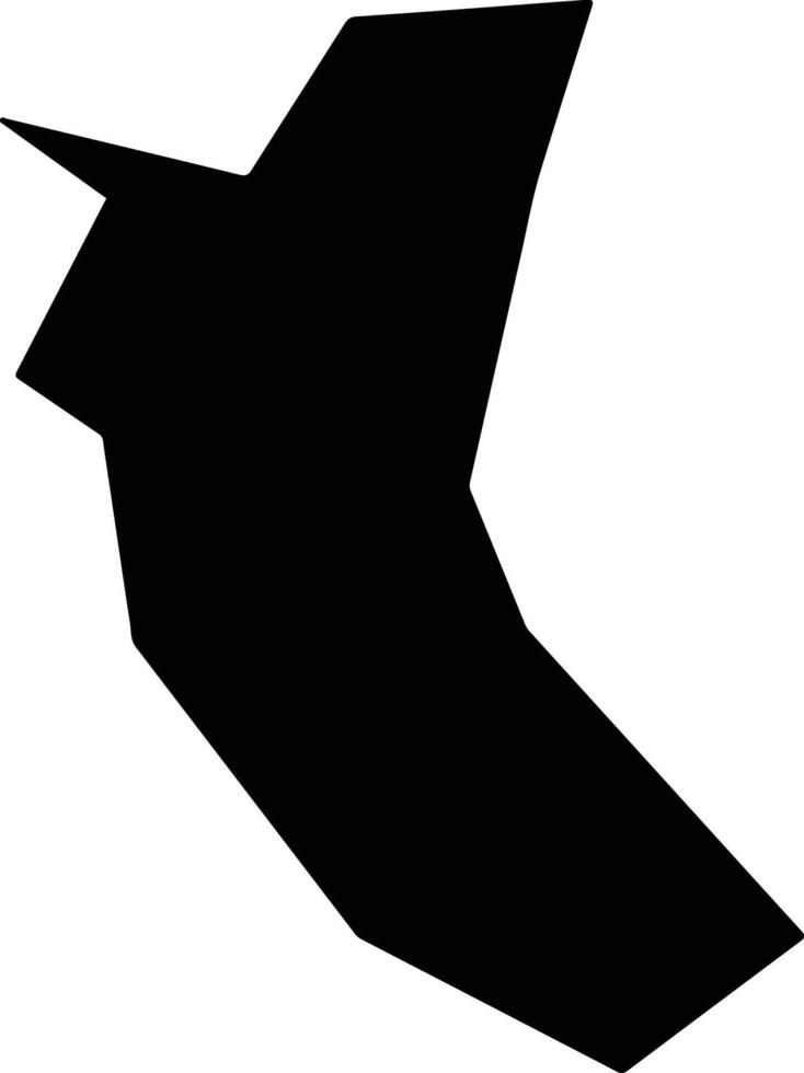 Sayd Khel Afghanistan silhouette map vector