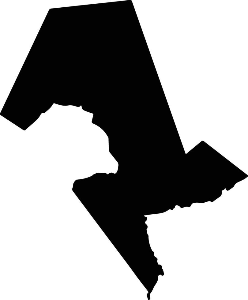 Say Niger silhouette map vector