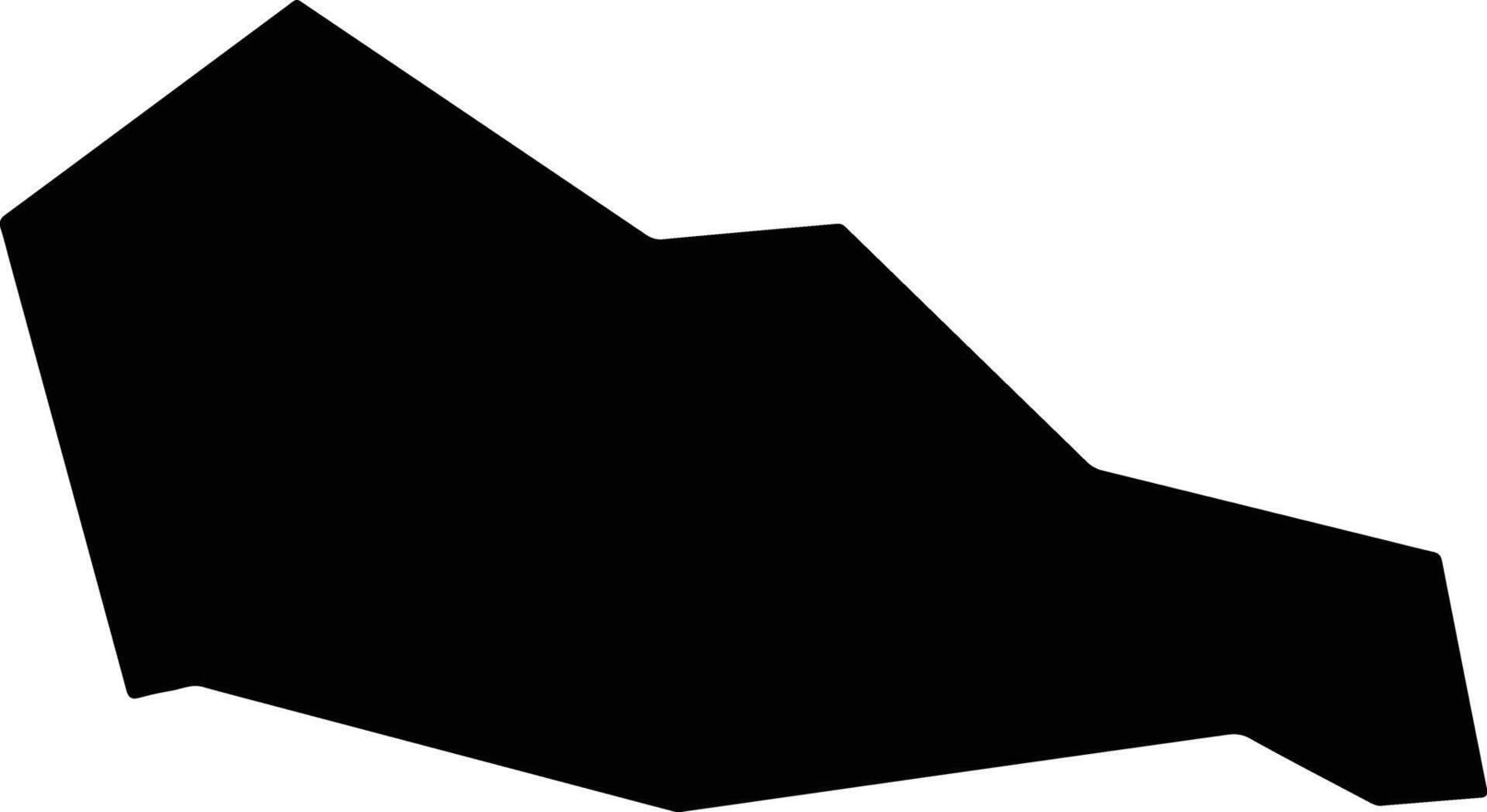 Saykhunabad Uzbekistan silhouette map vector