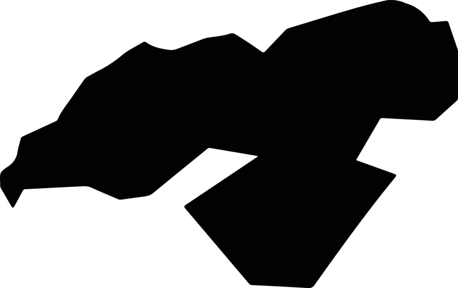 Schleitheim Switzerland silhouette map vector