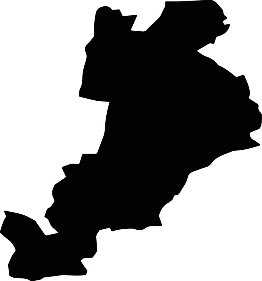 SCHITU GOLESTI Romania silhouette map vector