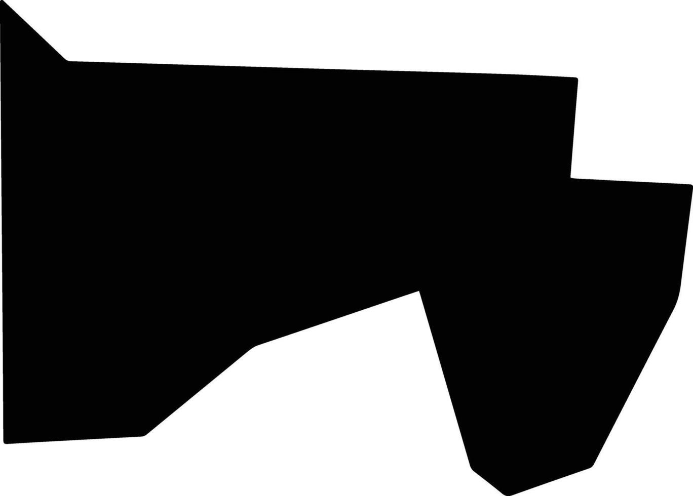 Scioto United States silhouette map vector