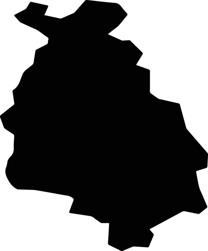 Schwarzenburg Switzerland silhouette map vector