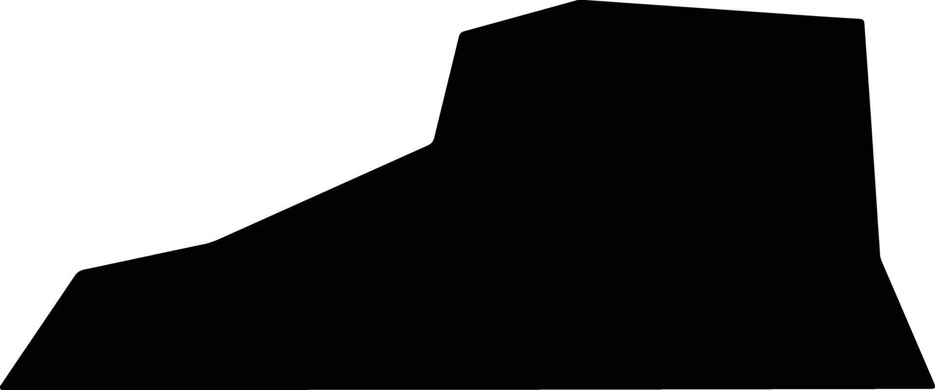 Scott United States silhouette map vector