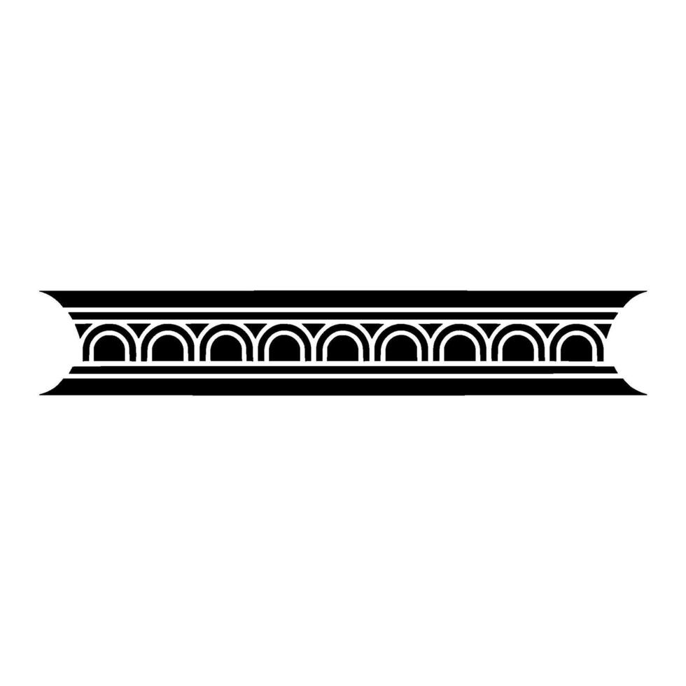 Art Deco Archway Border, Elegant Element, Arch - Geometric vector