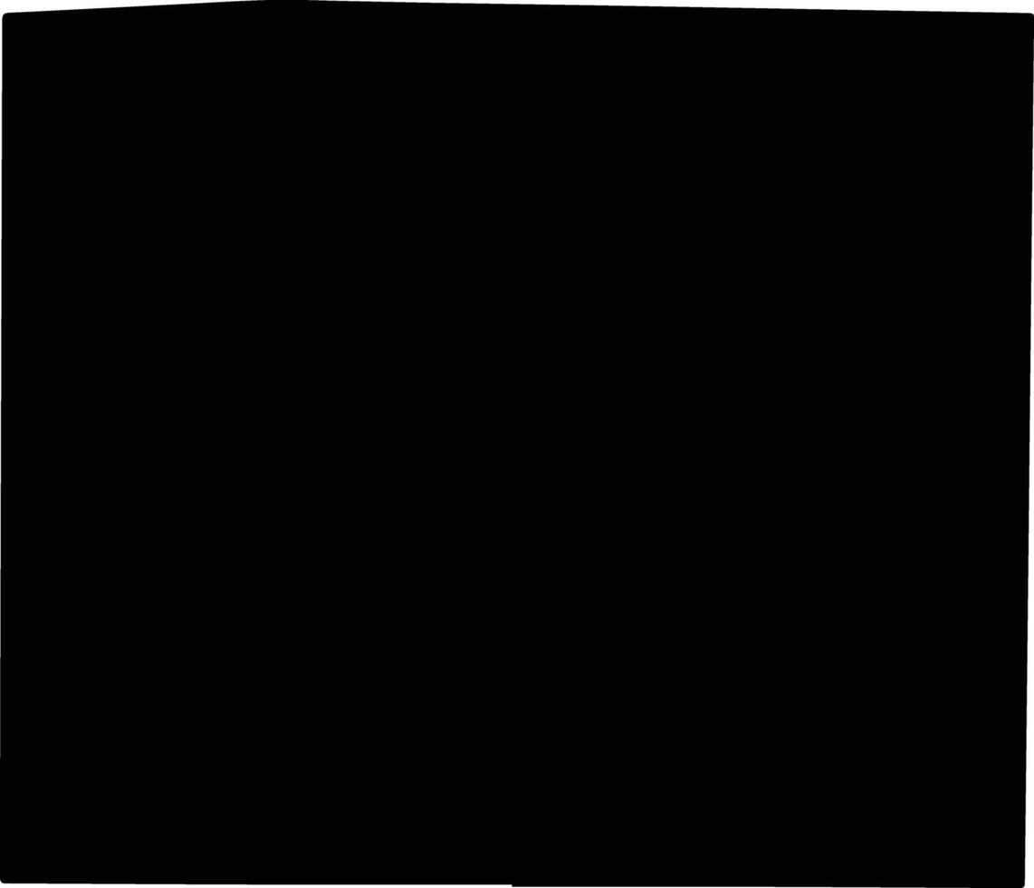 Scurry United States silhouette map vector